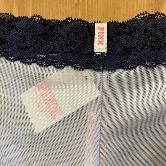 NWT Victoria’s Secret PINK Lace Cheeky Set L - Picture 4 of 10